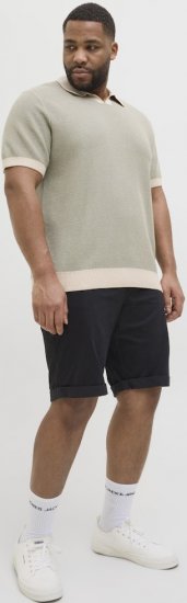 Jack & Jones Dave Chino Shorts Black - Shorts - Stora shorts W40-W60