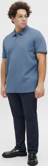 Jack & Jones AUSTIN CLASSIC Polo Blue - Pikétröjor - Stora pikétröjor - 2XL-8XL