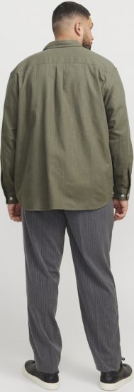 Jack & Jones Raymond Spring Long Sleeve Overshirt Tea Leaf - Skjortor - Stora skjortor - 2XL-8XL