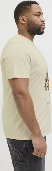 Jack & Jones Anatomy Skull Crew Neck T-Shirt Antique White - T-shirts - Stora T-shirts - 2XL-14XL