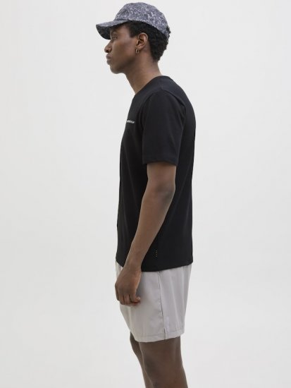 Jack & Jones FUSION Full Branding T-Shirt Black - T-shirts - Stora T-shirts - 2XL-14XL
