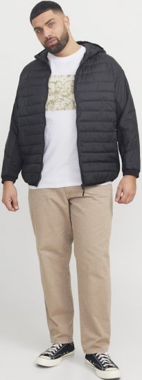 Jack & Jones Tarmac Camo Crew Neck T-Shirt Bright White - T-shirts - Stora T-shirts - 2XL-14XL