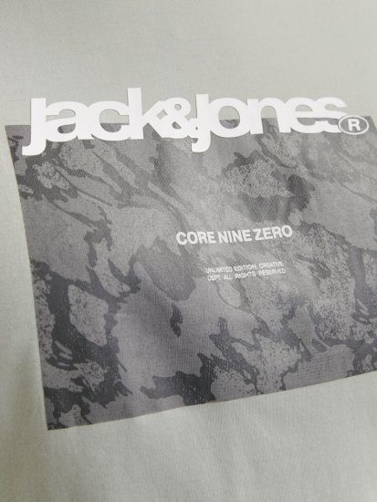 Jack & Jones Tarmac Camo Crew Neck T-Shirt Green - T-shirts - Stora T-shirts - 2XL-14XL