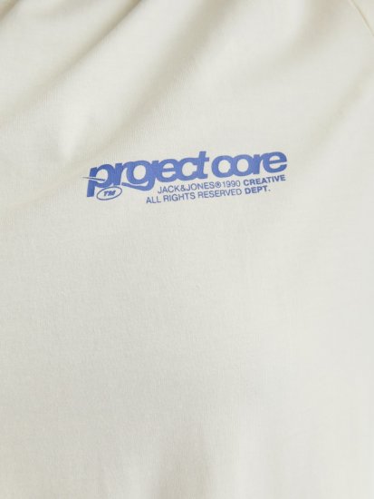 Jack & Jones Union Front & Back Print Crew Neck T-Shirt Yellow - T-shirts - Stora T-shirts - 2XL-14XL