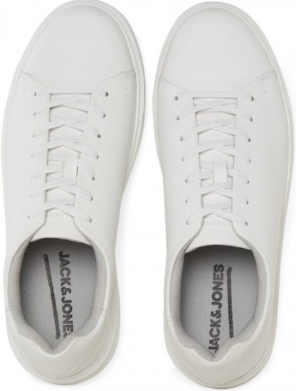 Jack & Jones Stockholm Leather Sneakers Bright White/Leather - Herrskor 40-52 - 