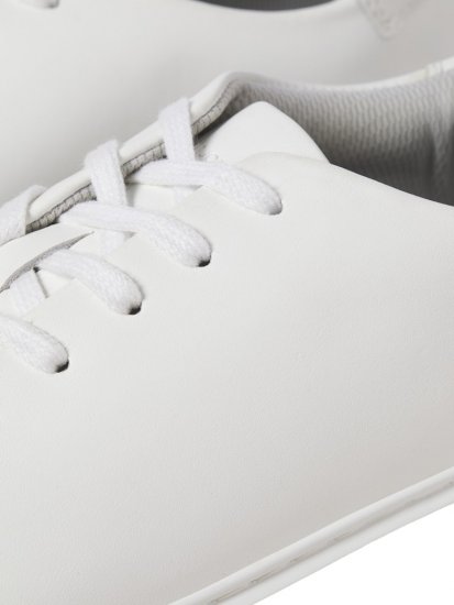 Jack & Jones Stockholm Leather Sneakers Bright White/Leather - Herrskor 40-52 - 