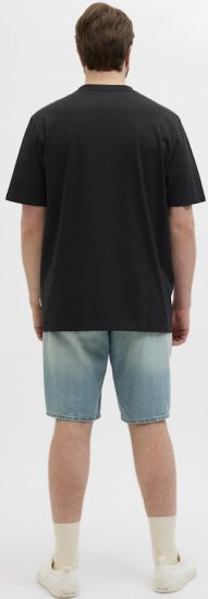 Jack & Jones Hydra Crew Neck T-Shirt Black - T-shirts - Stora T-shirts - 2XL-14XL