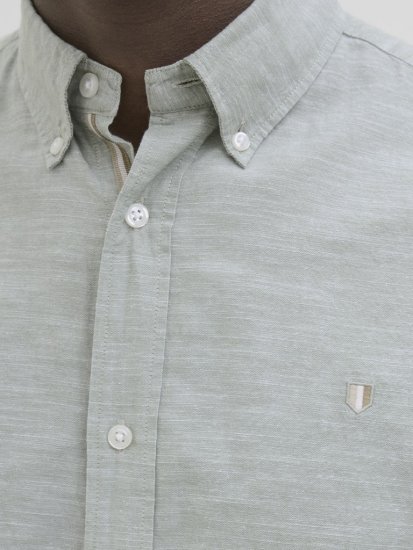 Jack & Jones Summer Shield Short Sleeve Shirt Hedge Green - Skjortor - Stora skjortor - 2XL-8XL
