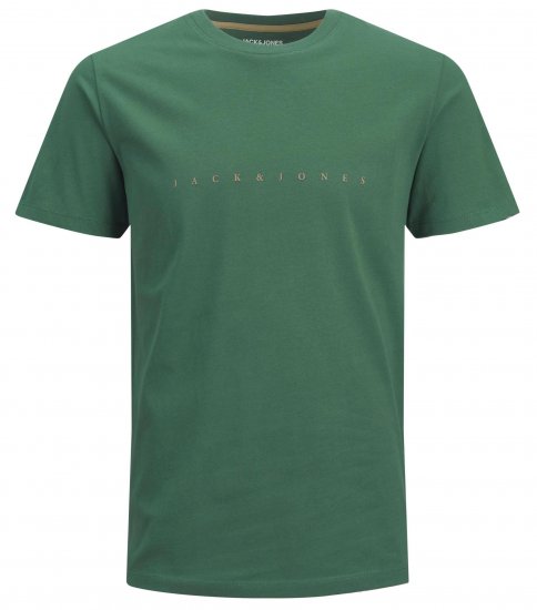 Jack & Jones JJFONT T-Shirt Green - T-shirts - Stora T-shirts - 2XL-8XL