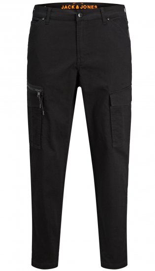 Jack & Jones JPSTACE JJDEX Cargo Pants Black - Jeans & byxor - Stora Jeans och Stora Byxor