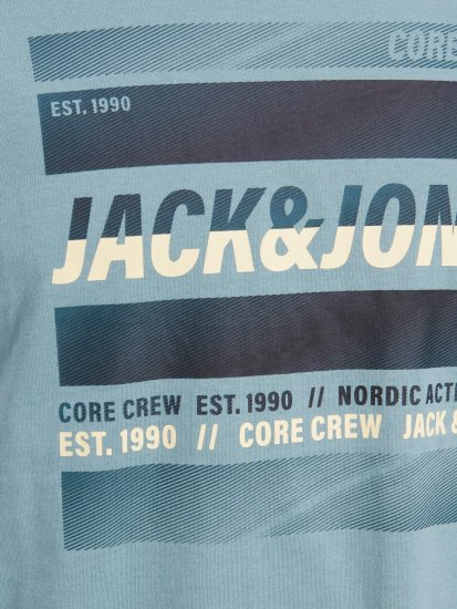 Jack & Jones JCOARC T-Shirt Light Blue - T-shirts - Stora T-shirts - 2XL-14XL