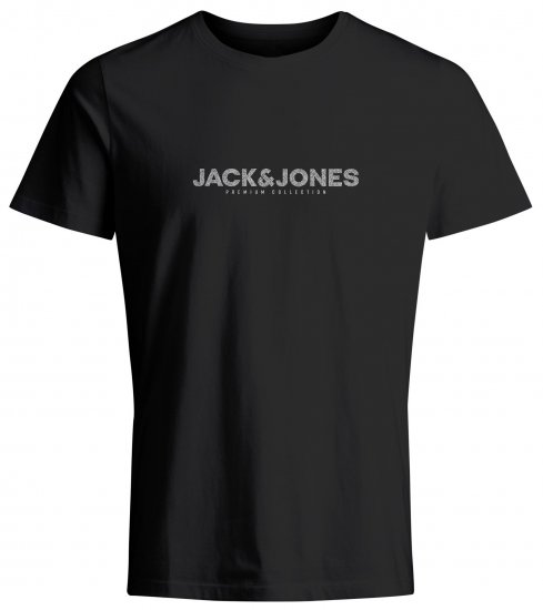 Jack & Jones JPRBLABOOSTER T-Shirt Black - T-shirts - Stora T-shirts - 2XL-14XL