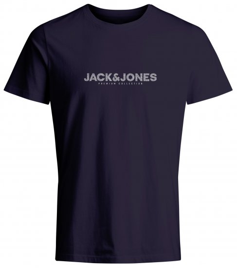 Jack & Jones JPRBLABOOSTER T-Shirt Navy - T-shirts - Stora T-shirts - 2XL-14XL