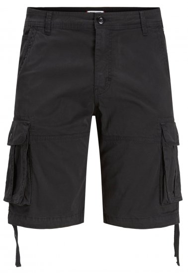 jack & Jones JPSTZEUS Cargo Shorts Black - Shorts - Stora shorts W40-W60