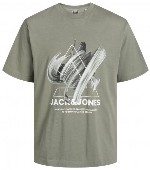 Jack & Jones JCOTINT T-Shirt Agave Green - T-shirts - Stora T-shirts - 2XL-14XL