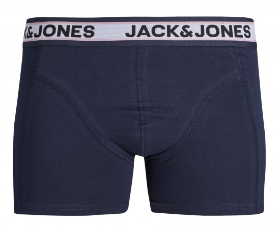 Jack & Jones JACMARCO SOLID Trunks 3-Pack Coronet Blue - Underkläder & badkläder - Stora underkläder för män