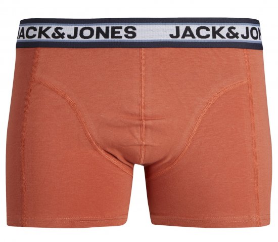 Jack & Jones JACMARCO SOLID Trunks 3-Pack Coronet Blue - Underkläder & badkläder - Stora underkläder för män