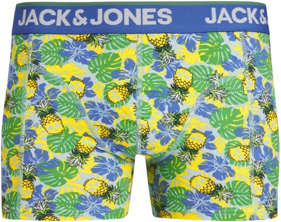 Jack & Jones JACPINEAPPLE SKULL TRUNKS 3 PACK Palace Blue - Underkläder & badkläder - Stora underkläder för män