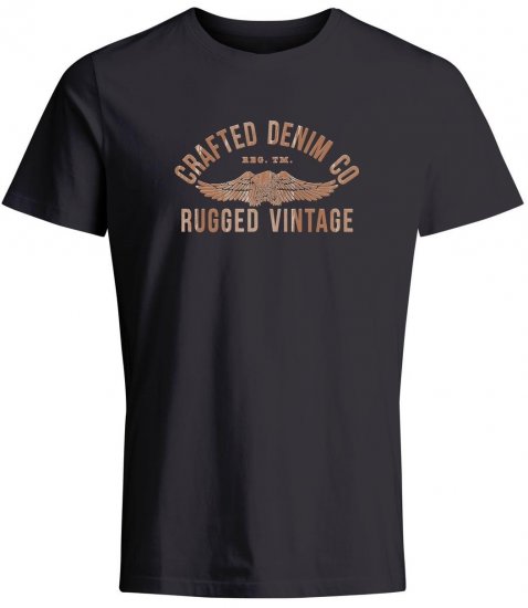 Jack & Jones JPRBLUOLLIE T-shirt Dark Navy - T-shirts - Stora T-shirts - 2XL-14XL