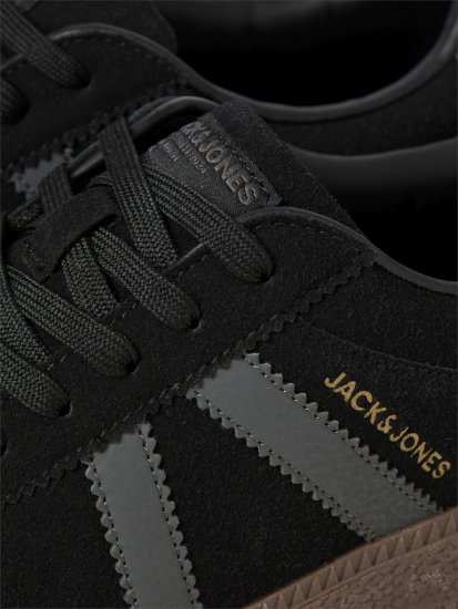 Jack & Jones Kirk International Campaign Sneakers Black/Asphalt - Herrskor 40-52 - 