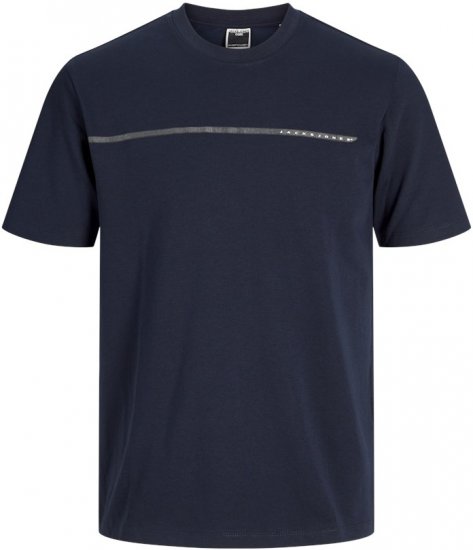 Jack & Jones FUSION Full Branding T-Shirt Sky Captain - T-shirts - Stora T-shirts - 2XL-14XL