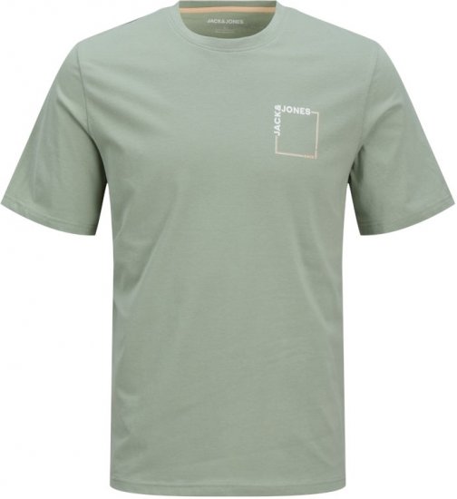 Jack & Jones Verner Crew Neck T-Shirt Iceberg Green - T-shirts - Stora T-shirts - 2XL-14XL
