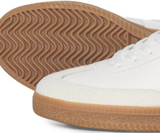 Jack & Jones Kirk International Campaign Sneakers Bright White/PU - Herrskor 40-52 - 