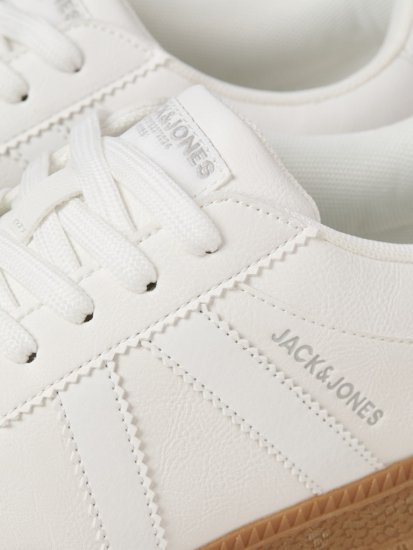 Jack & Jones Kirk International Campaign Sneakers Bright White/PU - Herrskor 40-52 - 