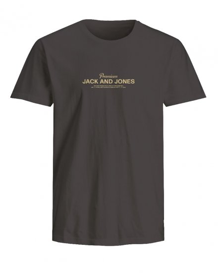 Jack & Jones Ferris Crew Neck T-Shirt Black - T-shirts - Stora T-shirts - 2XL-14XL