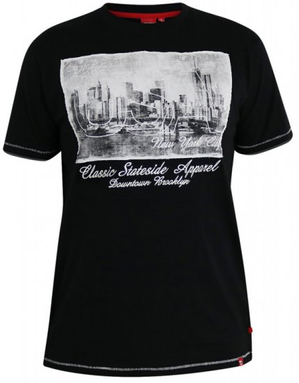 D555 Jayden T-shirt Black - T-shirts - Stora T-shirts - 2XL-14XL