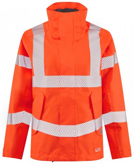 Leo Rosemoor EcoViz 15K Performance+ Breathable Women's Jacket Hi-Vis Orange - Arbetskläder - 