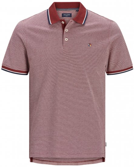 Jack & Jones JPRBLUWIN Polo Red Dahlia - Pikétröjor - Stora pikétröjor - 2XL-8XL