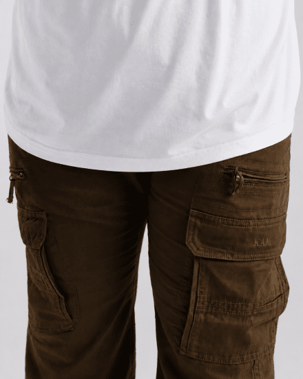 Kam Jeans Cargobyxor Khaki - Jeans & byxor - Stora Jeans och Stora Byxor