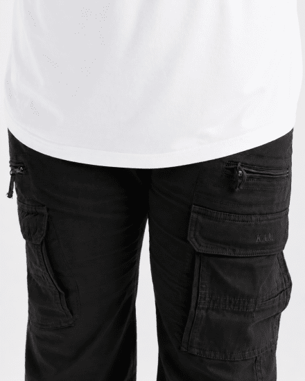 Kam Jeans Cargobyxor Svart - Jeans & byxor - Stora Jeans och Stora Byxor
