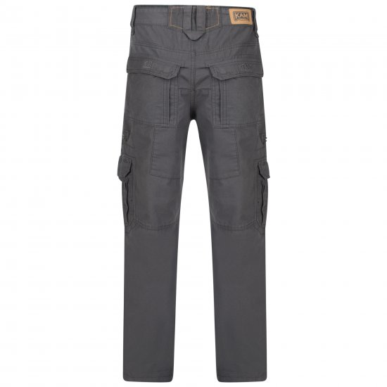 Kam Jeans Cargo pants Grey - Jeans & byxor - Stora Jeans och Stora Byxor