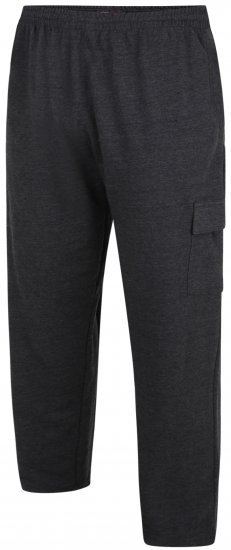 Kam Jeans Lightweight Sweatpants with Cargo pocket Charcoal - Mjukisbyxor och -shorts - Mjukisbyxor & Mjukisshorts 2XL-12XL