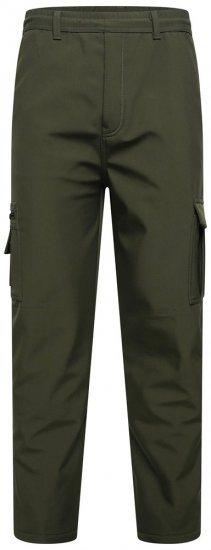 Kam Jeans 245 softshellbyxor med resår khaki - Jeans & byxor - Stora Jeans och Stora Byxor