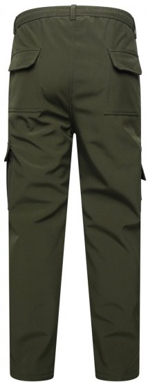 Kam Jeans 245 softshellbyxor med resår khaki - Jeans & byxor - Stora Jeans och Stora Byxor