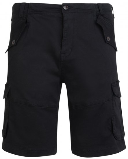 Kam Jeans 320 Cargoshorts Black - Shorts - Stora shorts W40-W60