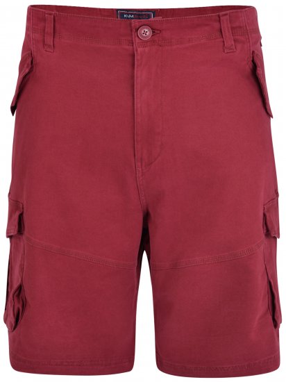 Kam Jeans 320 Cargoshorts Burgundy - Shorts - Stora shorts W40-W60