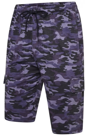 Kam Jeans 3306 Cargo Camo Lounge Shorts Navy - Mjukisbyxor och -shorts - Mjukisbyxor & Mjukisshorts 2XL-12XL