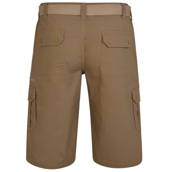 Kam Jeans 343 Cargoshorts Sand - Shorts - Stora shorts W40-W60