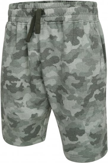 Kam Jeans 346 Camo Sweat Shorts Olive TALL SIZES - HERRKLÄDER MT-6XLT - Kläder för långa män