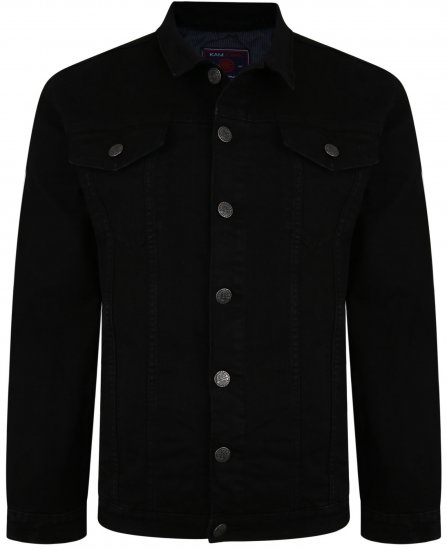 Kam Jeans 405 Western Denim Jacket Black - Jackor & Regnkläder - Stora jackor - 2XL-8XL