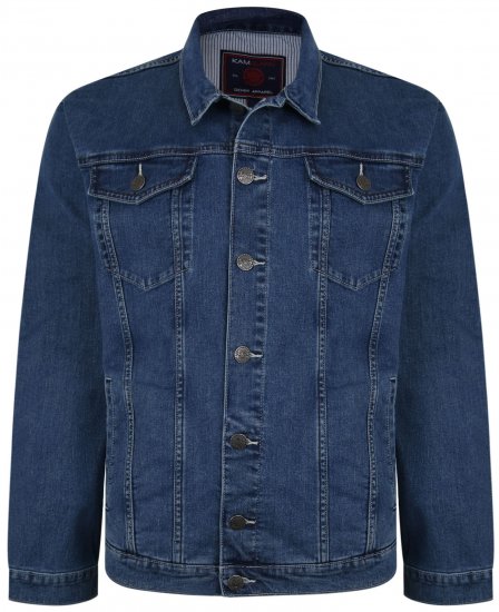 Kam Jeans 405 Western Denim Jacket Stonewash - Jackor & Regnkläder - Stora jackor - 2XL-8XL