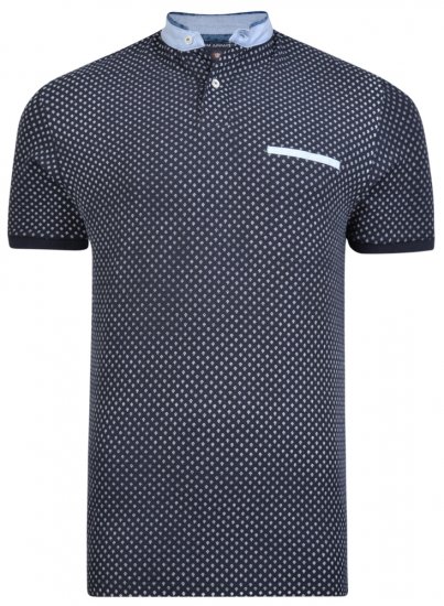 Kam Jeans 5269 Polo Black - Pikétröjor - Stora pikétröjor - 2XL-8XL