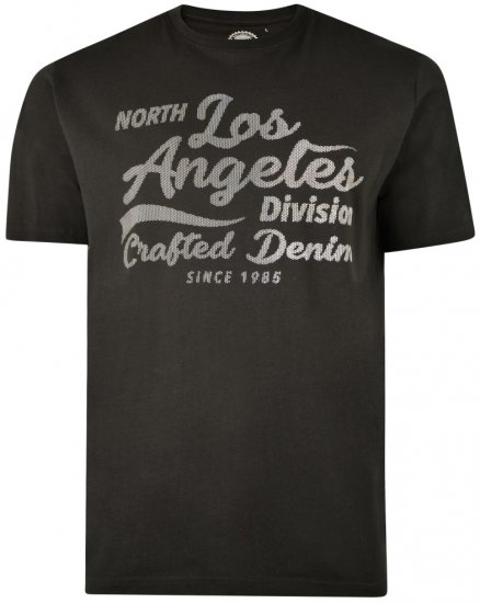 Kam Jeans 5302 T-shirt Black - T-shirts - Stora T-shirts - 2XL-14XL