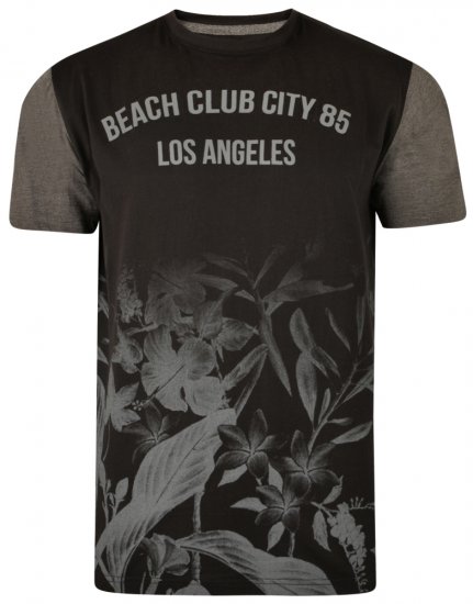 Kam Jeans 5313 T-shirt Black - T-shirts - Stora T-shirts - 2XL-14XL