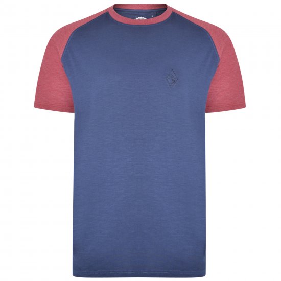 Kam Jeans 5314 Twin pack T-shirts Black/Navy - T-shirts - Stora T-shirts - 2XL-14XL