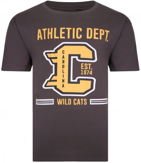 Kam Jeans 5329 Twin pack T-shirt Charcoal/Navy - T-shirts - Stora T-shirts - 2XL-14XL